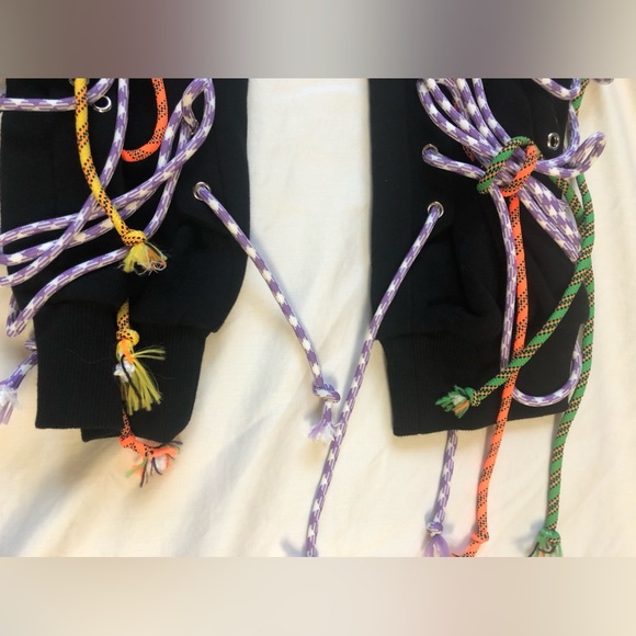 AKIRA NO STRINGS ATTACHED LACE UP JUMPSUIT SIZE: SMALL - Picture 6 of 8